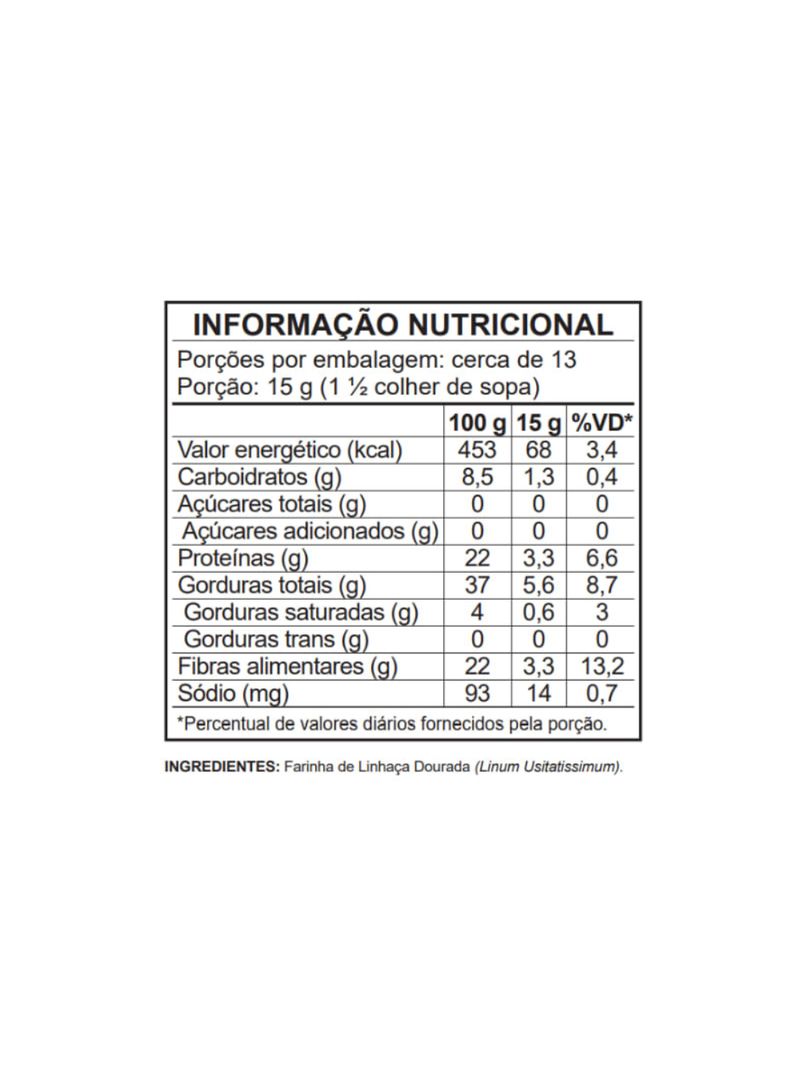 Farinha Linhaça Dourada Mundo Verde 200g