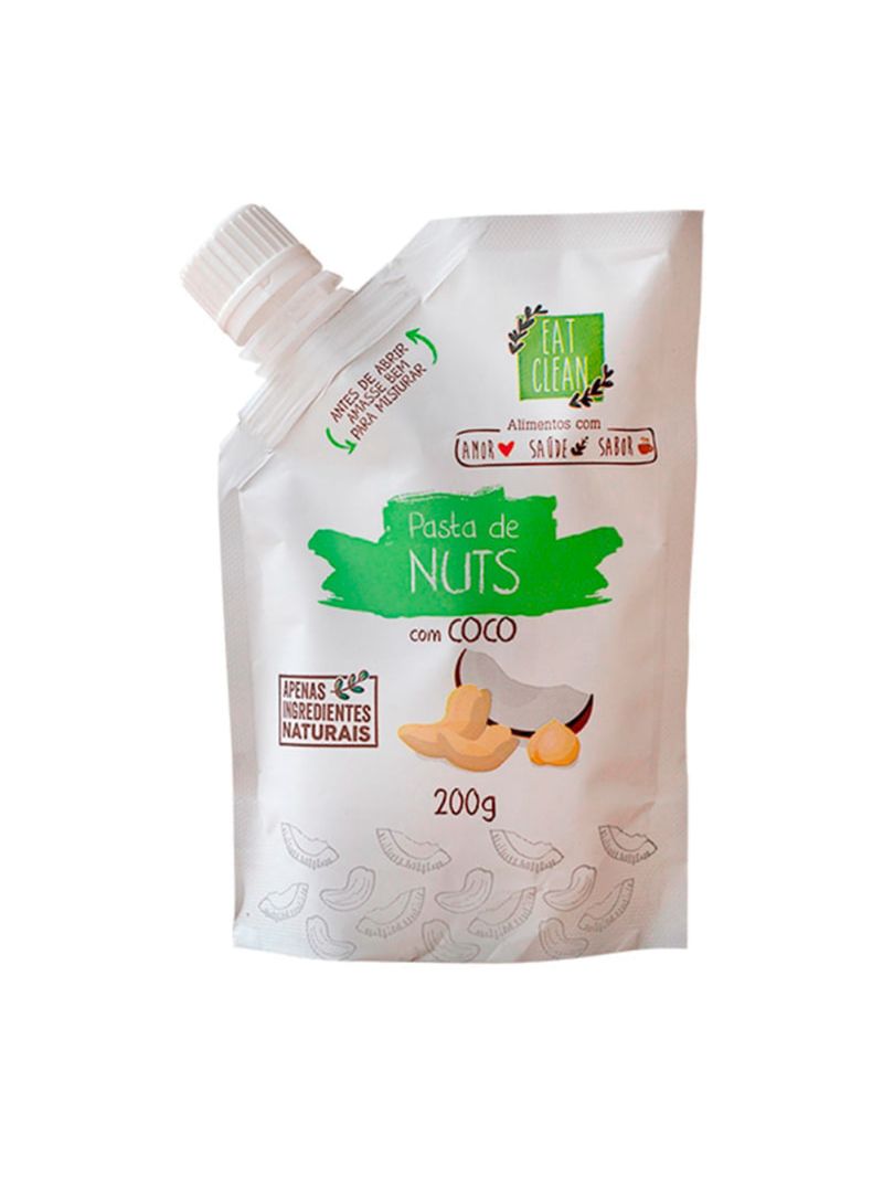 Pasta Nuts com Coco 200g - Eat Clean