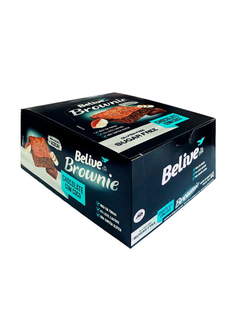 Brownie Chocolate com Coco Belive 40g