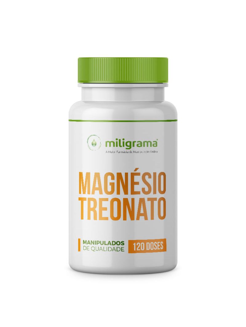 Magnésio Treonato 300mg 120 Doses