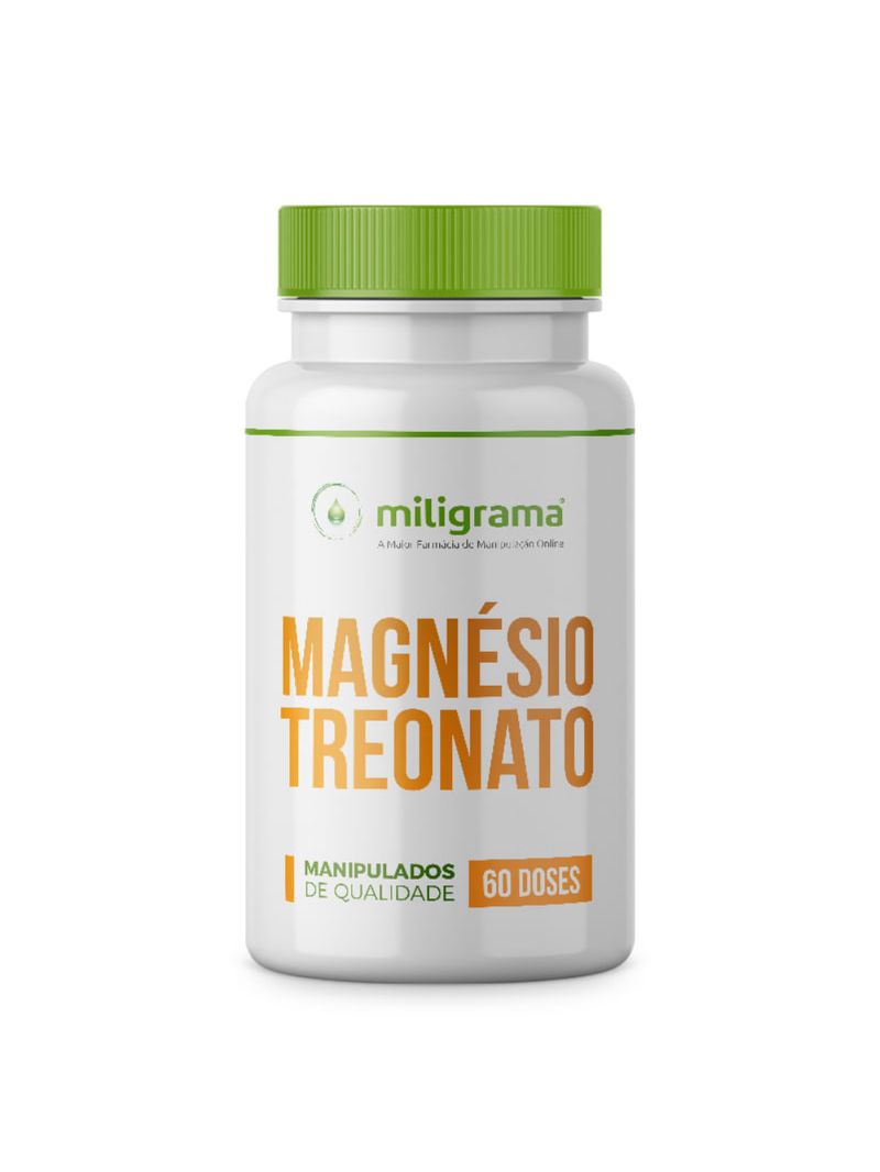 Magnésio Treonato 300mg 60 Doses