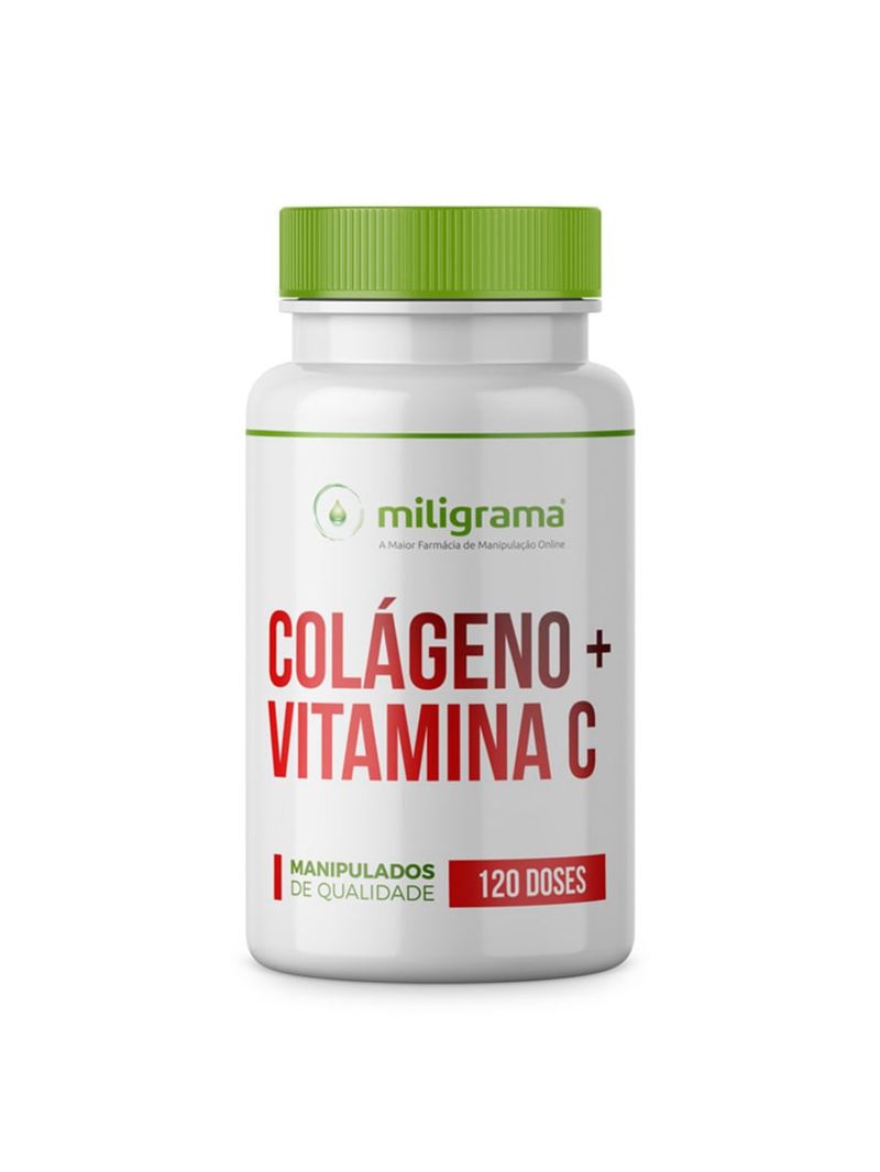 Colágeno 300mg com Vitamina C 300mg 120 Doses