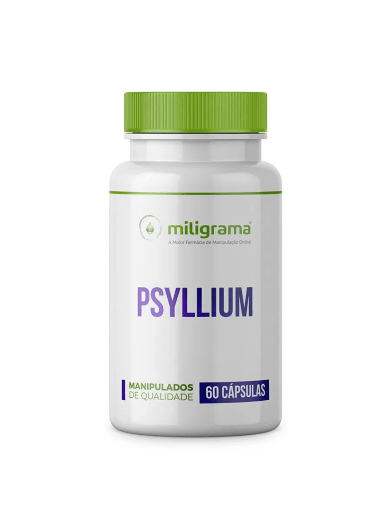 Psyllium 500mg 60 Cápsulas