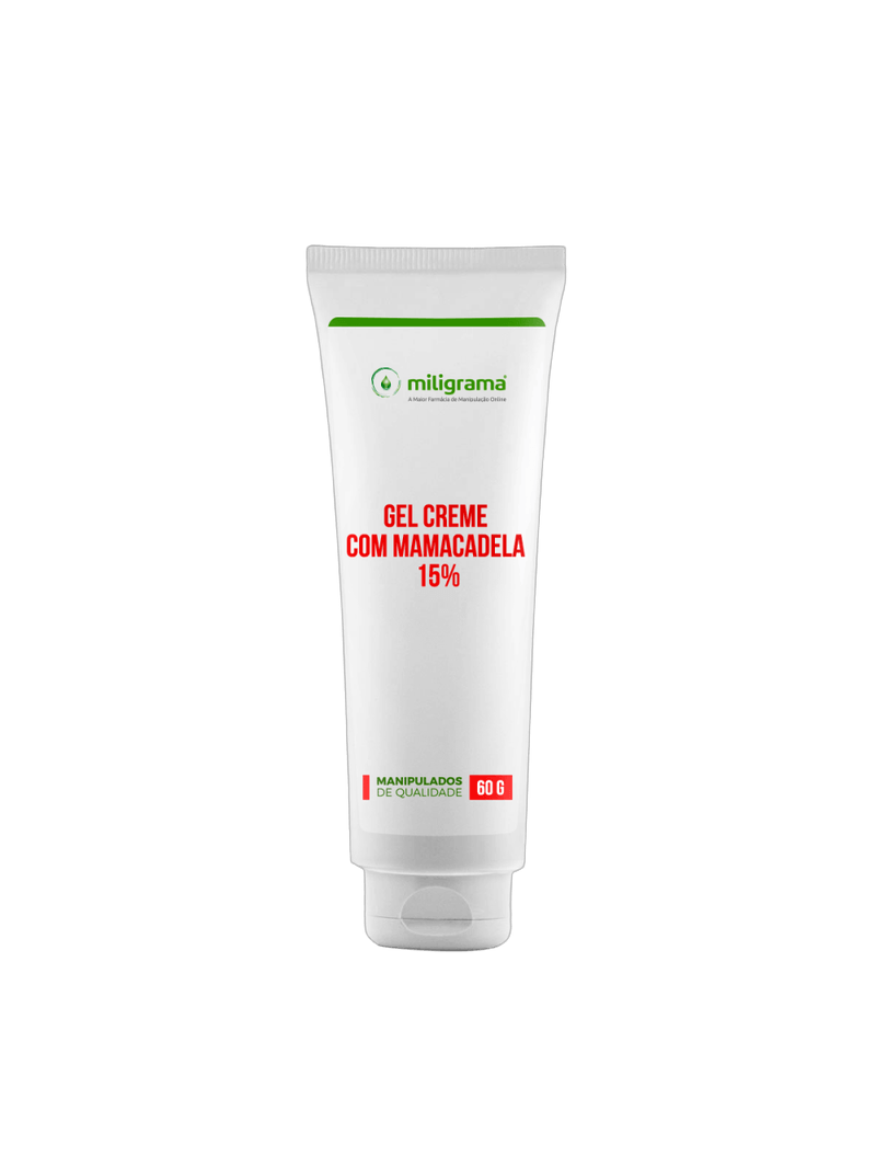 Gel creme com Mamacadela 15% 60g - Tratamento da Vitiligo