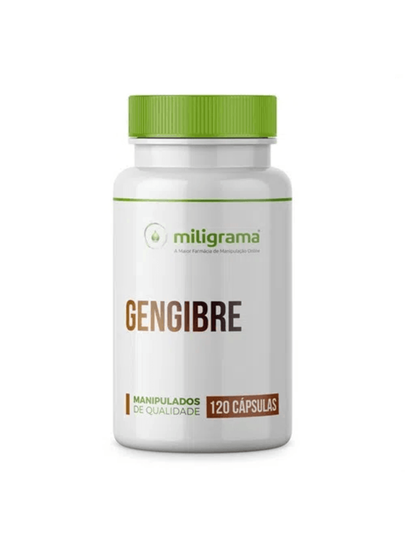 Gengibre 400mg 120 Cápsulas