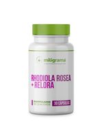 Estimulante Físico e Mental com Rhodiola e Relora 30 Cápsulas