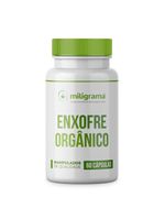 Enxofre Orgânico (MSM) 500mg 60 Cápsulas