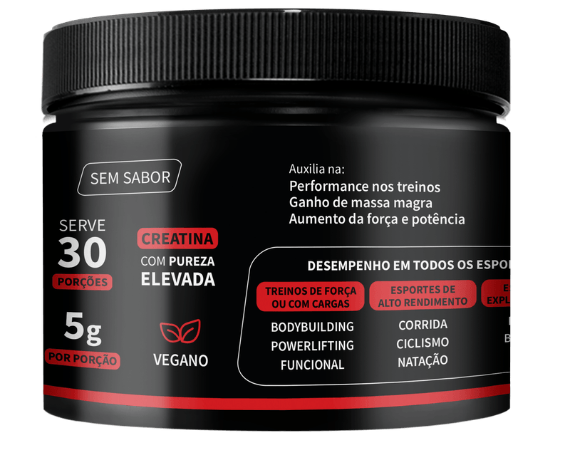 Creatina Monohidratada 100% Pura 150g