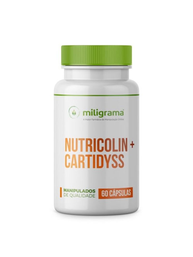 Nutricolin 100mg + Cartidyss 200mg 60 Cápsulas