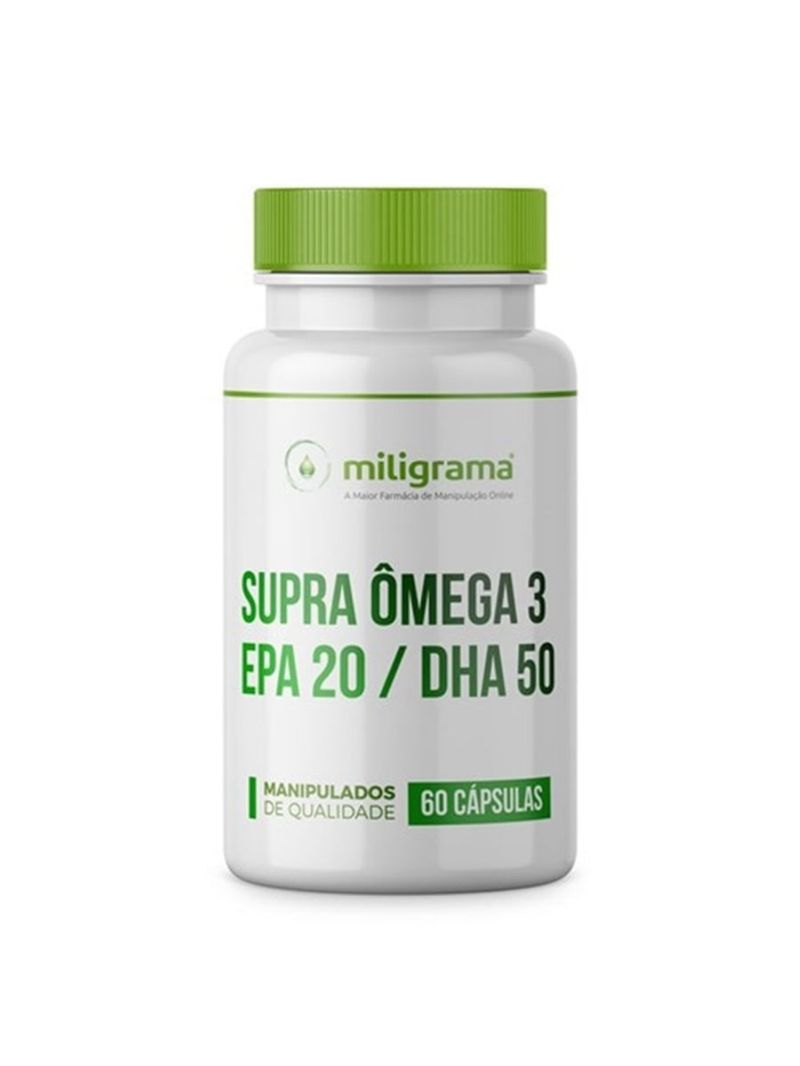 Supra Ômega 3 1000mg EPA 20 DHA 50 - 60 cápsulas