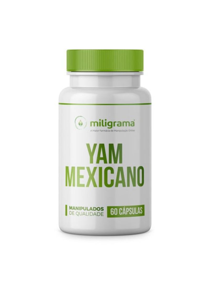 Yam Mexicano 500mg 60 Cápsulas