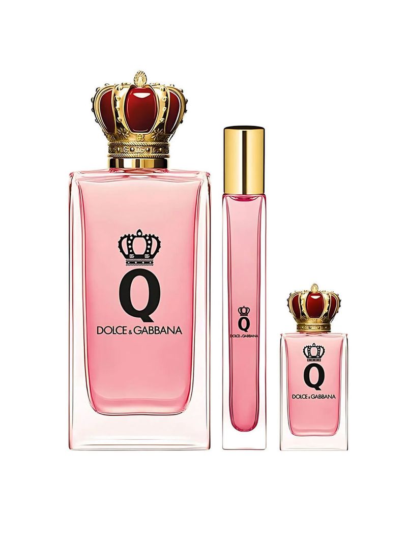 Kit Dolce & Gabbana Q Feminino - Edp 100ml + Travel Size 10ml + Miniatura 5ml