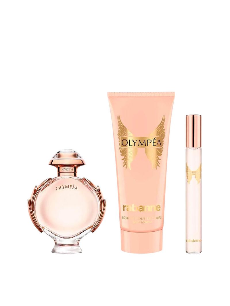 Kit Rabanne Olympéa Feminino - Eau de Parfum 50ml + 10ml + Body Lotion 100ml