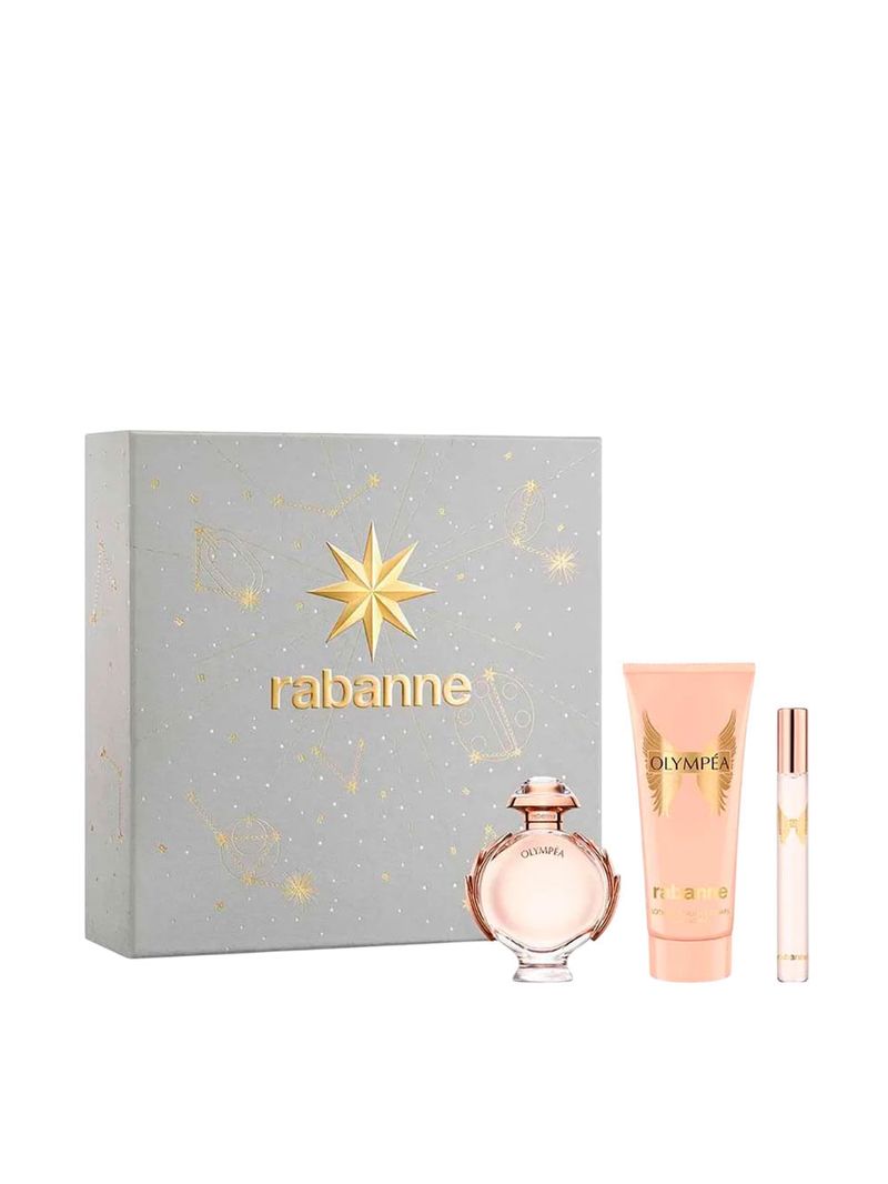 Kit Rabanne Olympéa Feminino - Eau de Parfum 50ml + 10ml + Body Lotion 100ml