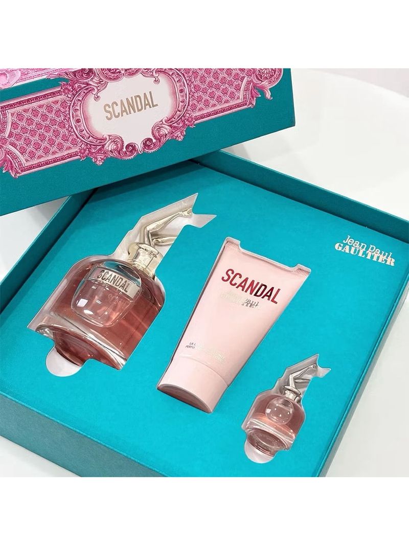 Kit Jean Paul Gaultier Scandal Feminino Edp 80ml + 6ml + Loção 75ml