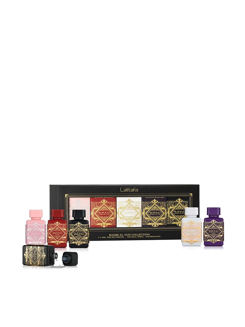 Kit Lattafa Mini Badee Al Oud Collection Unissex - Edp 5x5ml