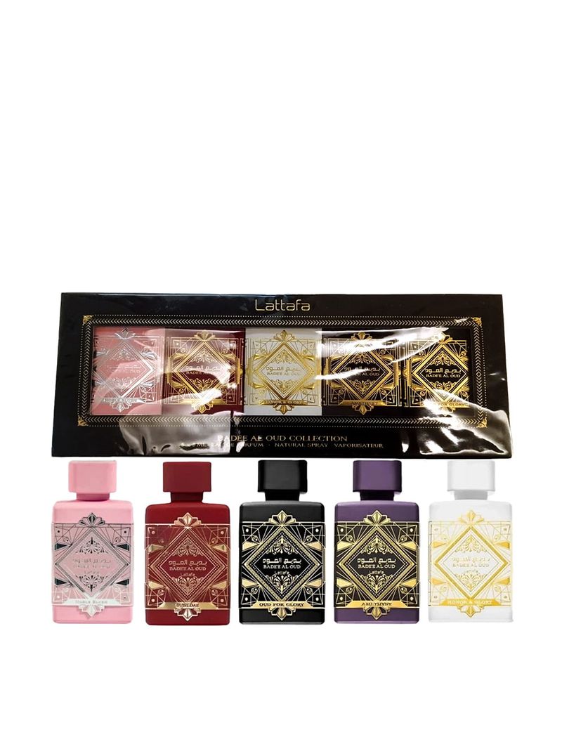 Kit Lattafa Mini Badee Al Oud Collection Unissex - Edp 5x5ml