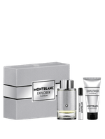 Kit Montblanc Explorer Platinum Masculino - Edp 100ml +  Edp 7,5ml + Shower Gel 100ml