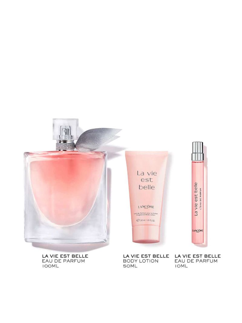 Kit Lancôme La Vie Est Belle Feminino - Eau de Parfum 100ml + Body Lotion 50ml + Travel 10ml