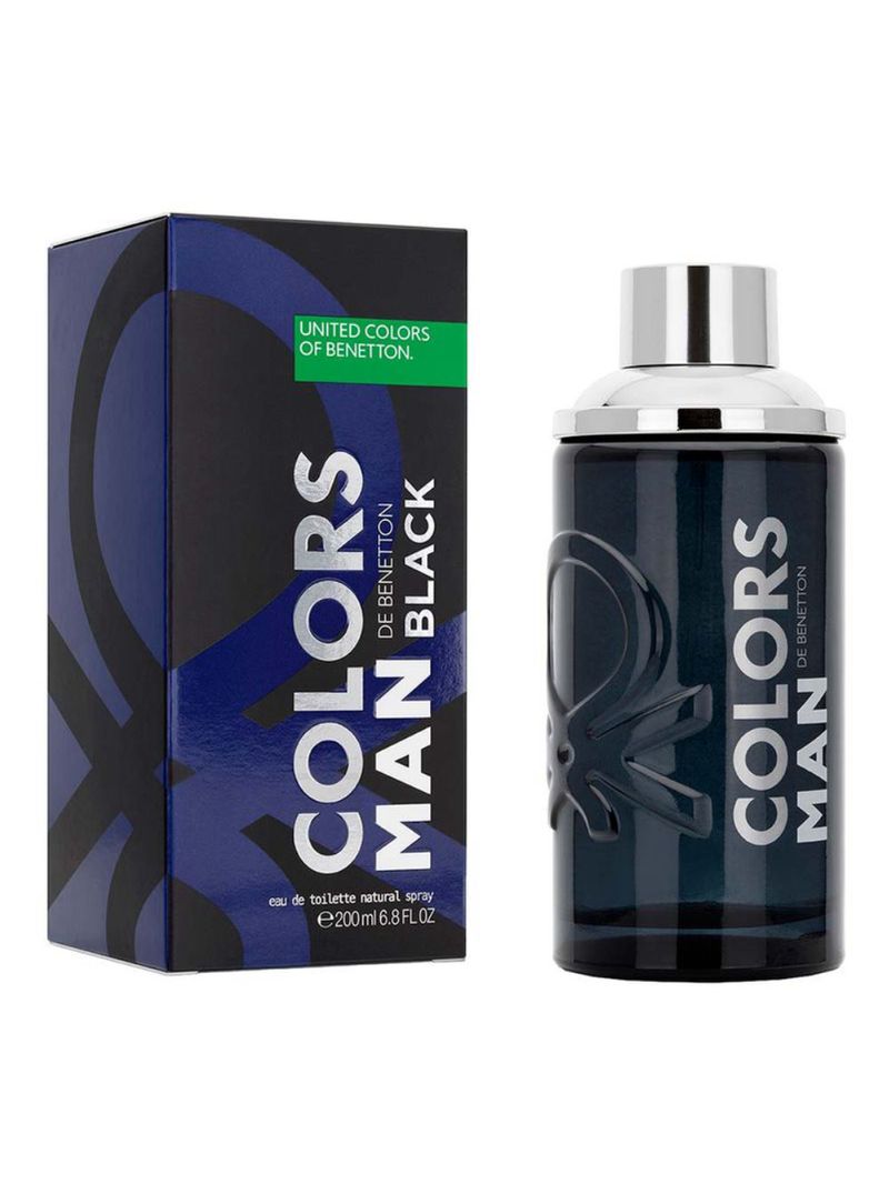 Benetton United Colors Black Eau de Toilette - Perfume Masculino 200ml