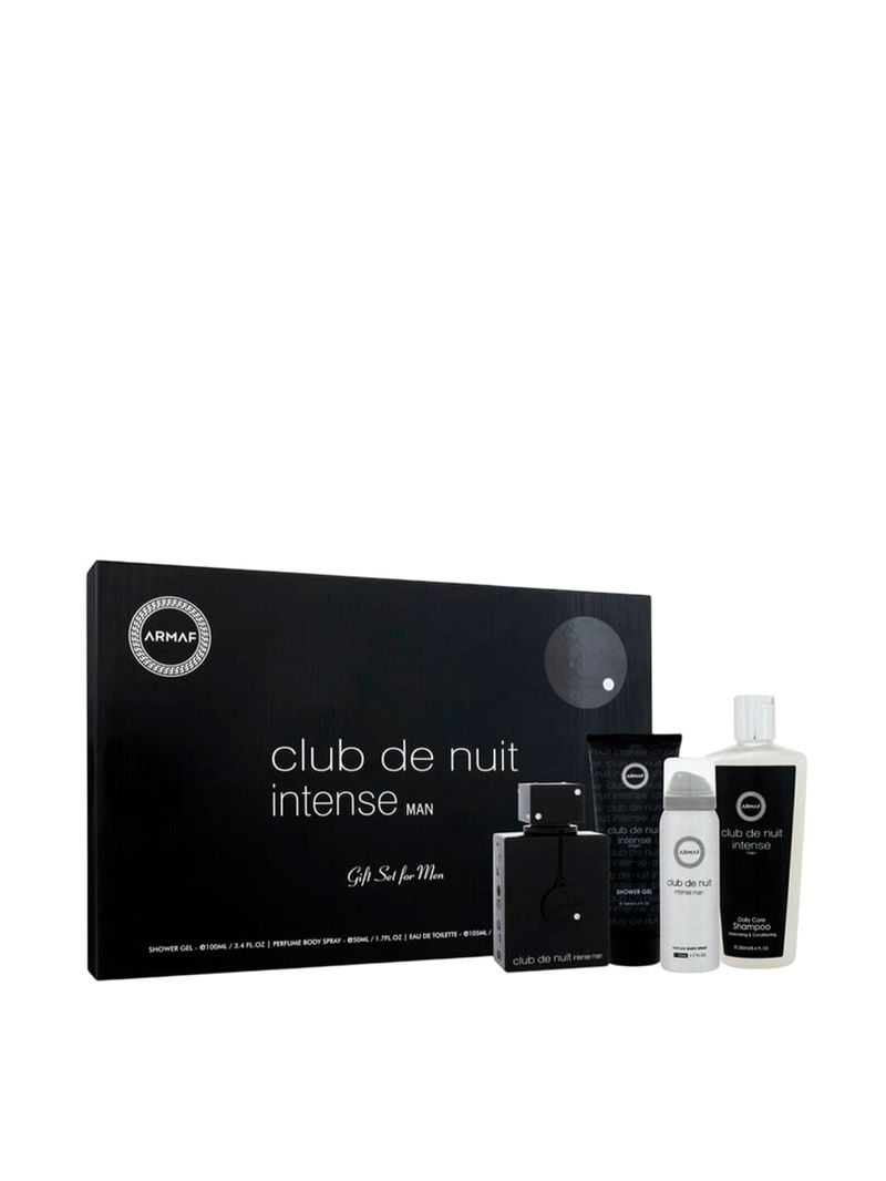 Kit Armaf Club de Nuit Intense Man - EDT 105ml + SG 100ml + BS 50ml + Shampoo 250ml