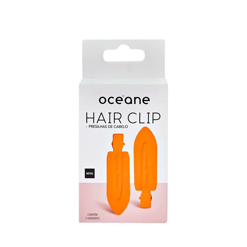 Oceane Hair Clip Edition - Presilha de Cabelo Laranja 2un