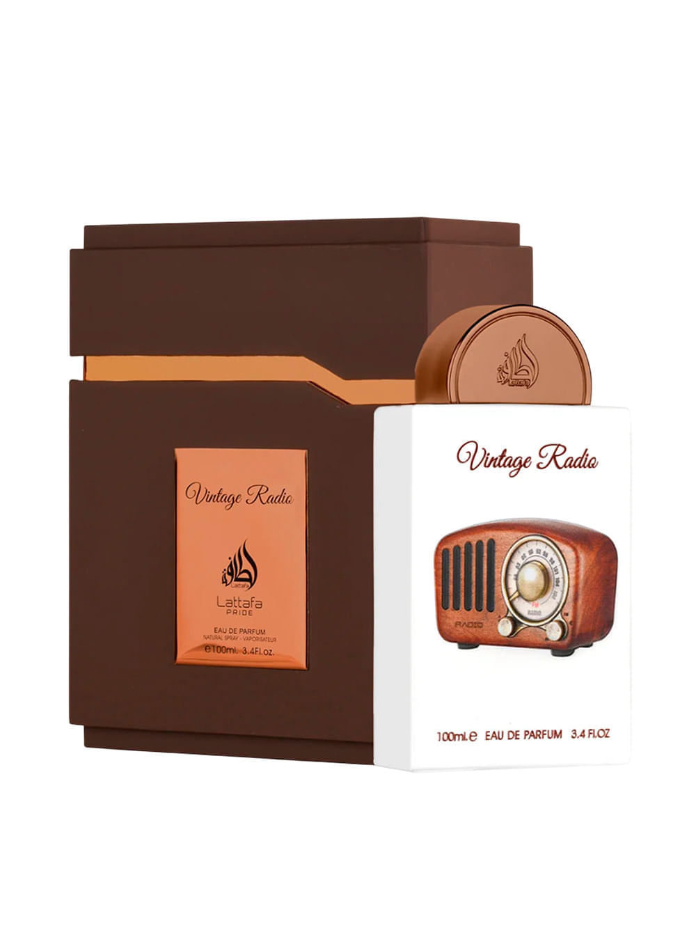 香水(男性用) Lattafa Vintage Radio Perfume Unissex Vintage Radio 100ml Eau de Parfum Lattafa - FARMALIFE