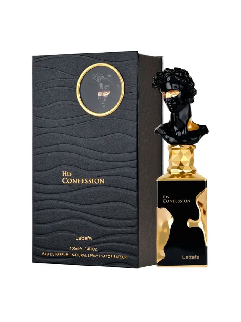 Lattafa His Confession Eau de Parfum - Perfume Masculino 100ml