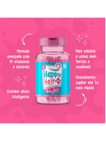 Happy Hair Nails Silício Inteligente - Suplemento Capilar 30 Cápsulas