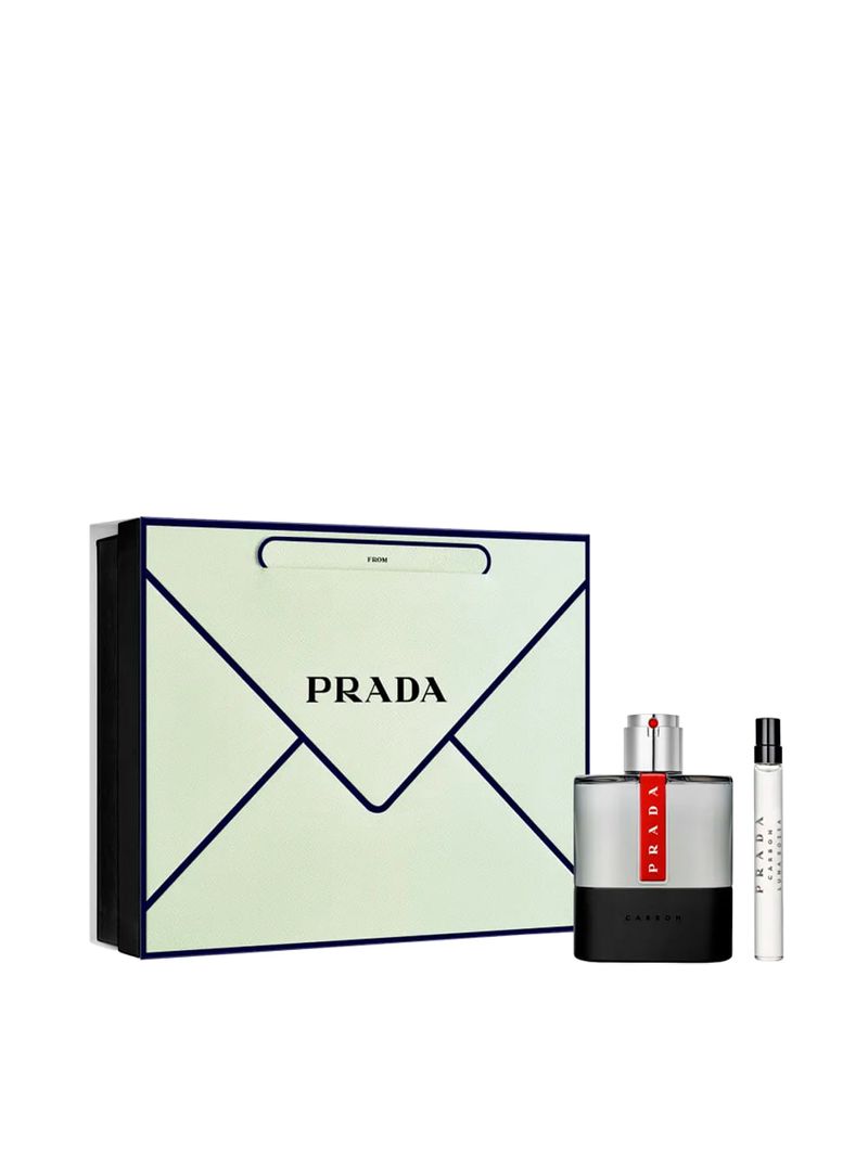 Kit Prada Luna Rossa Carbon Masculino - Eau de Toilette 100ml + Miniatura 10ml