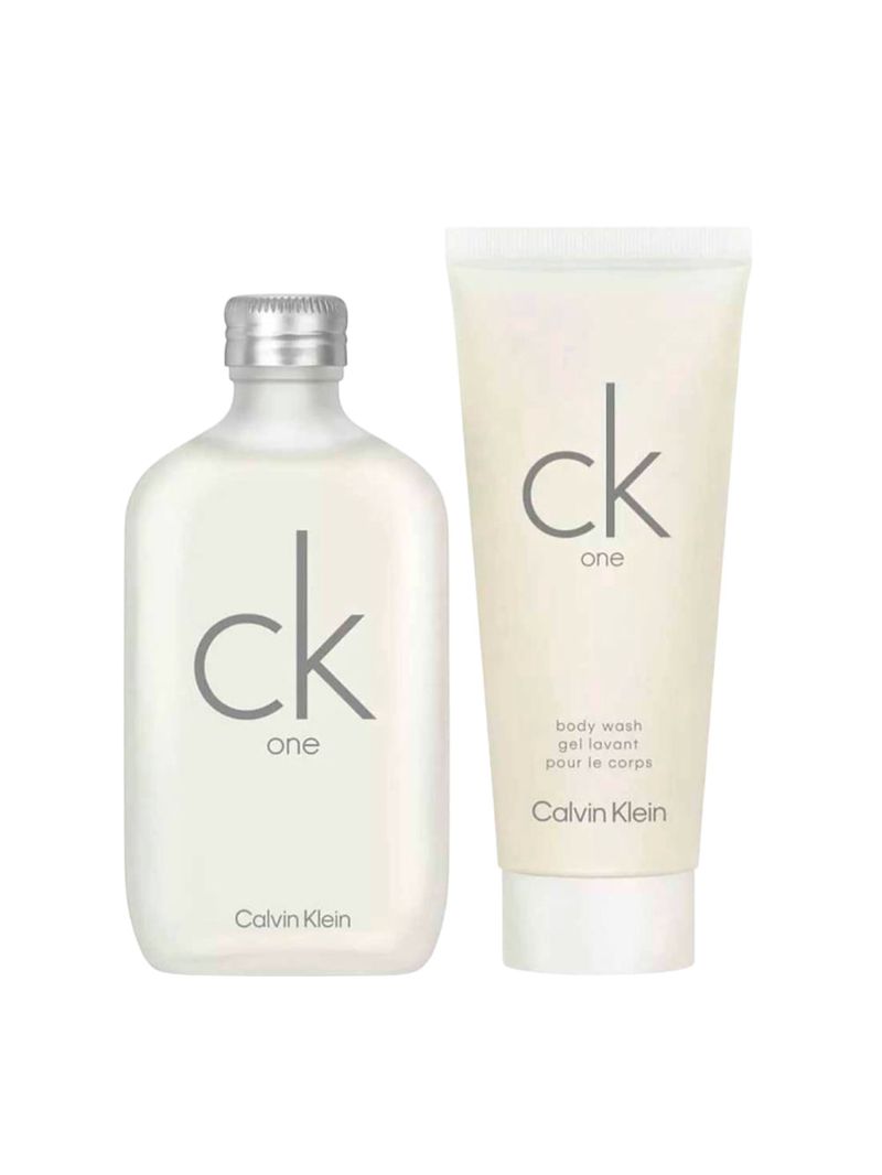 Kit Calvin Klein CK One Unissex - EDT 100ml + Shower Gel 100ml