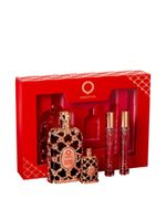 Kit Orientica Luxury Collection Amber Rouge Unissex - Edp 80ml + Miniatura 7,5ml + 2 Atomizers 10ml