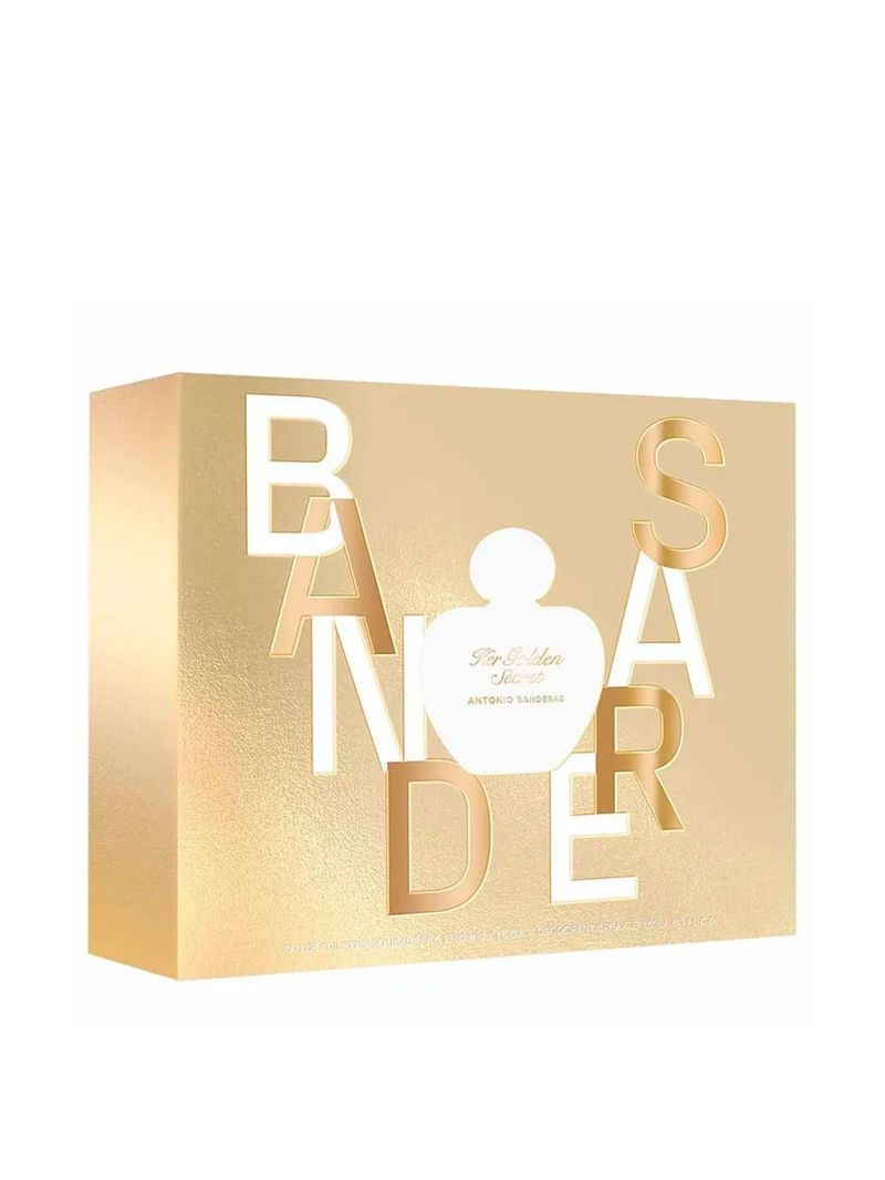 Kit Banderas Her Golden Secret Feminino - Edt 80ml + Desodorante Spray 150ml
