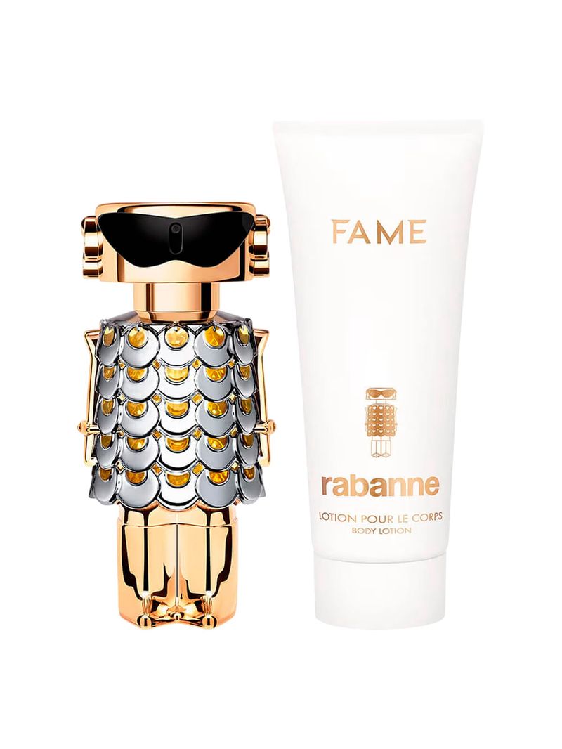 Kit Rabanne Fame Feminino - EDP 80ml + Body Lotion 100ml