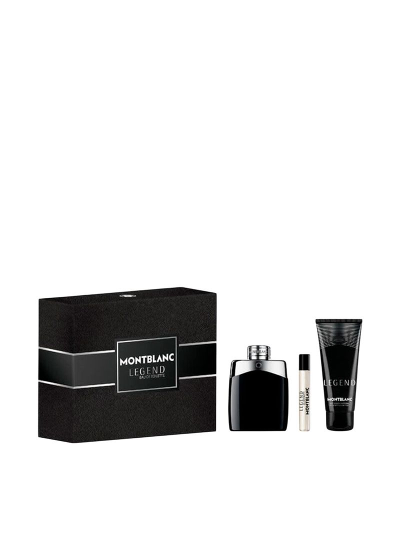 Kit Montblanc Legend Masculino - EDT 100ml + Shower Gel 100ml + Miniatura 7,5ml