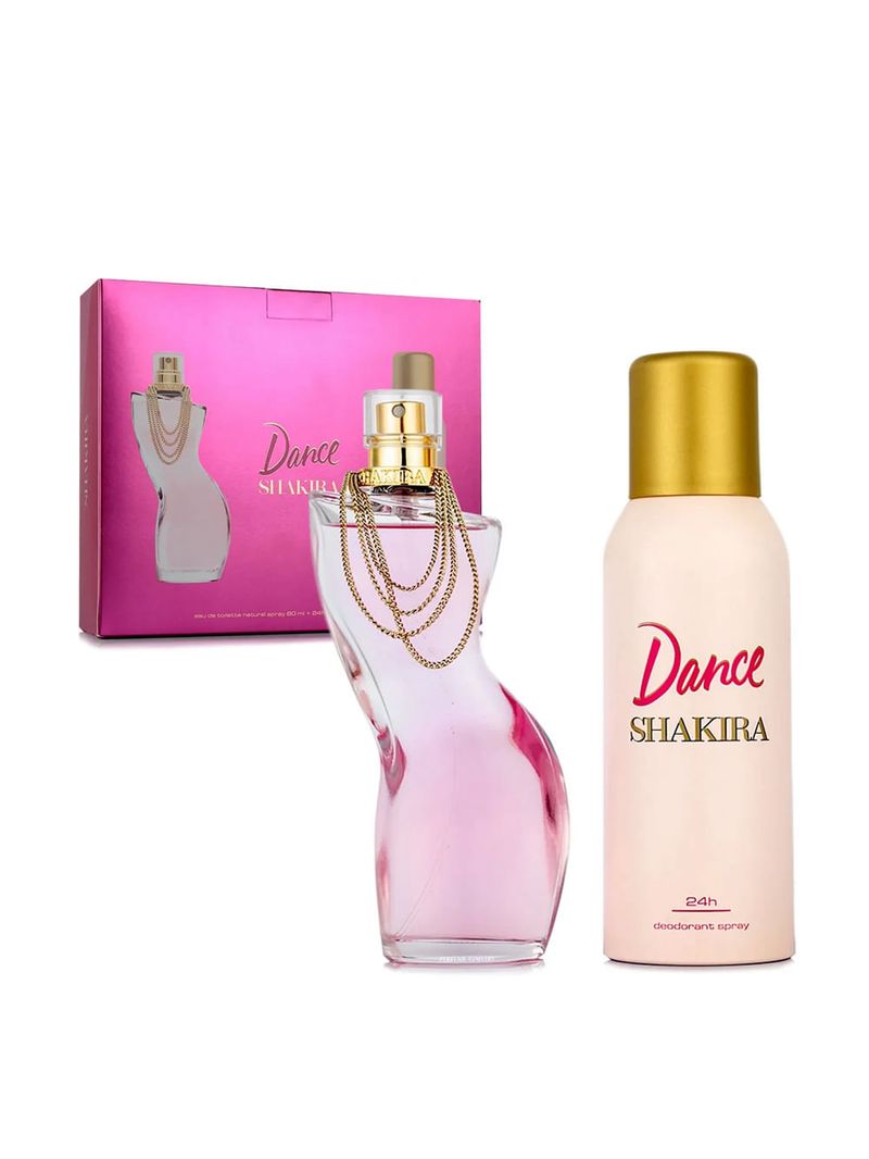 Kit Shakira Dance Feminino Edt 80ml + Deso 150ml
