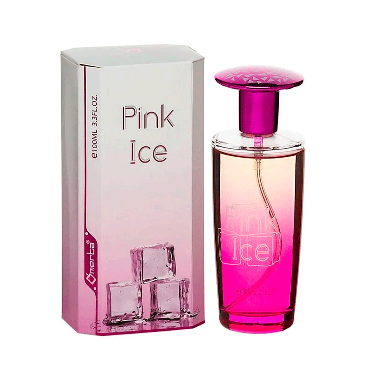 Perfume Feminino Pink Ice 100ml Floral Frutado Omerta - Drogaria