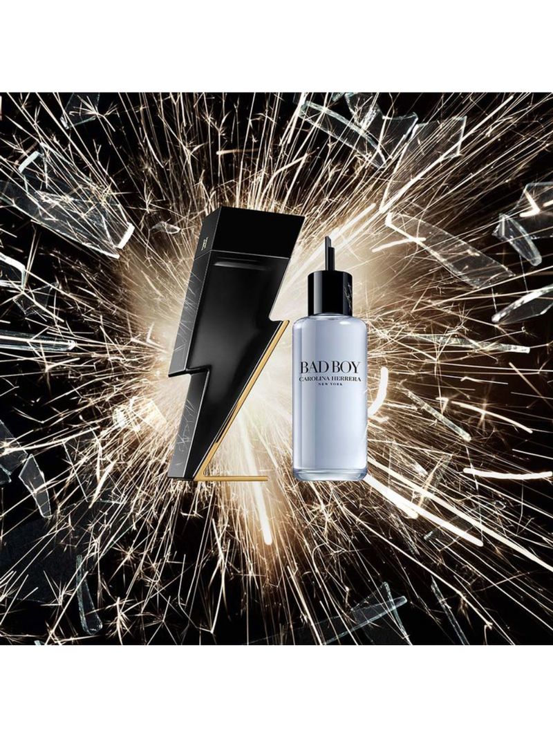 Carolina Herrera Bad Boy Eau de Toilette Refil - Perfume Masculino 200ml