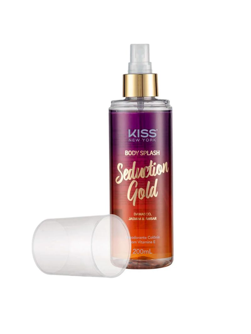 Kiss New York Seduction Gold - Body Splash 200ml