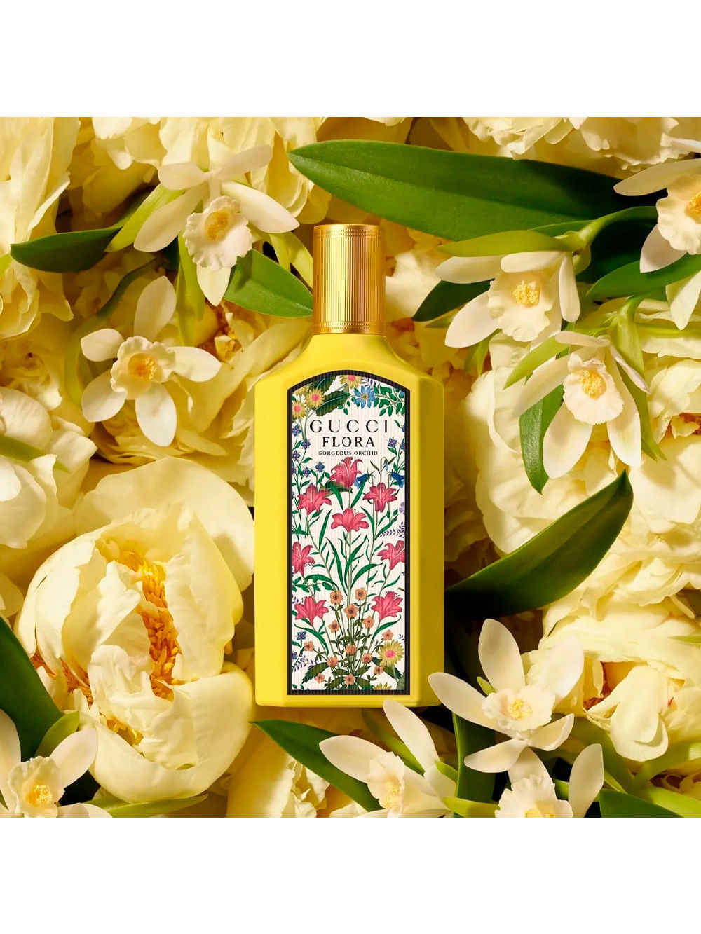 GUCCI FLORA ゴールドオーキッド 100ml Perfume Feminino Flora Gorgeous Orchid 100ml EDP Gucci - Drogarias