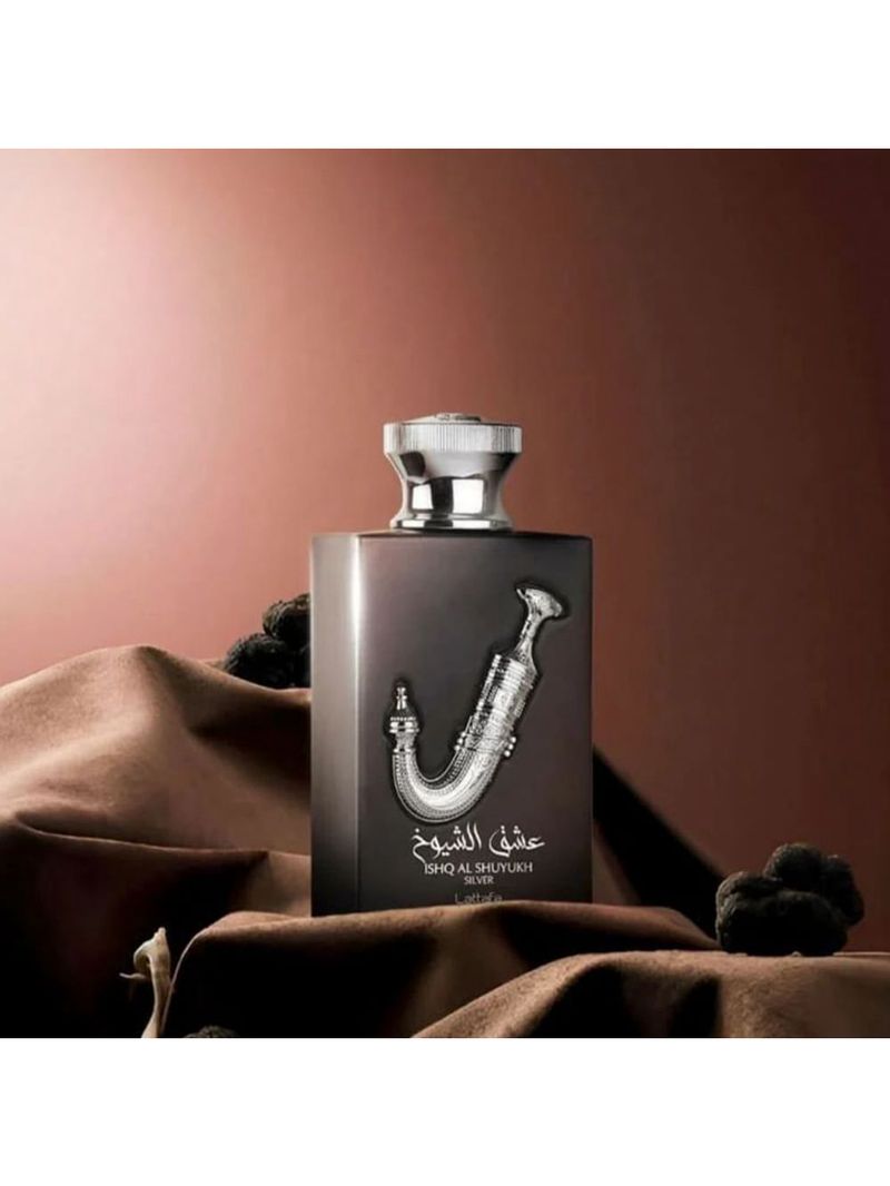 Lattafa Ishq Al Shuyukh Silver Eau de Parfum - Perfume Masculino 100ml