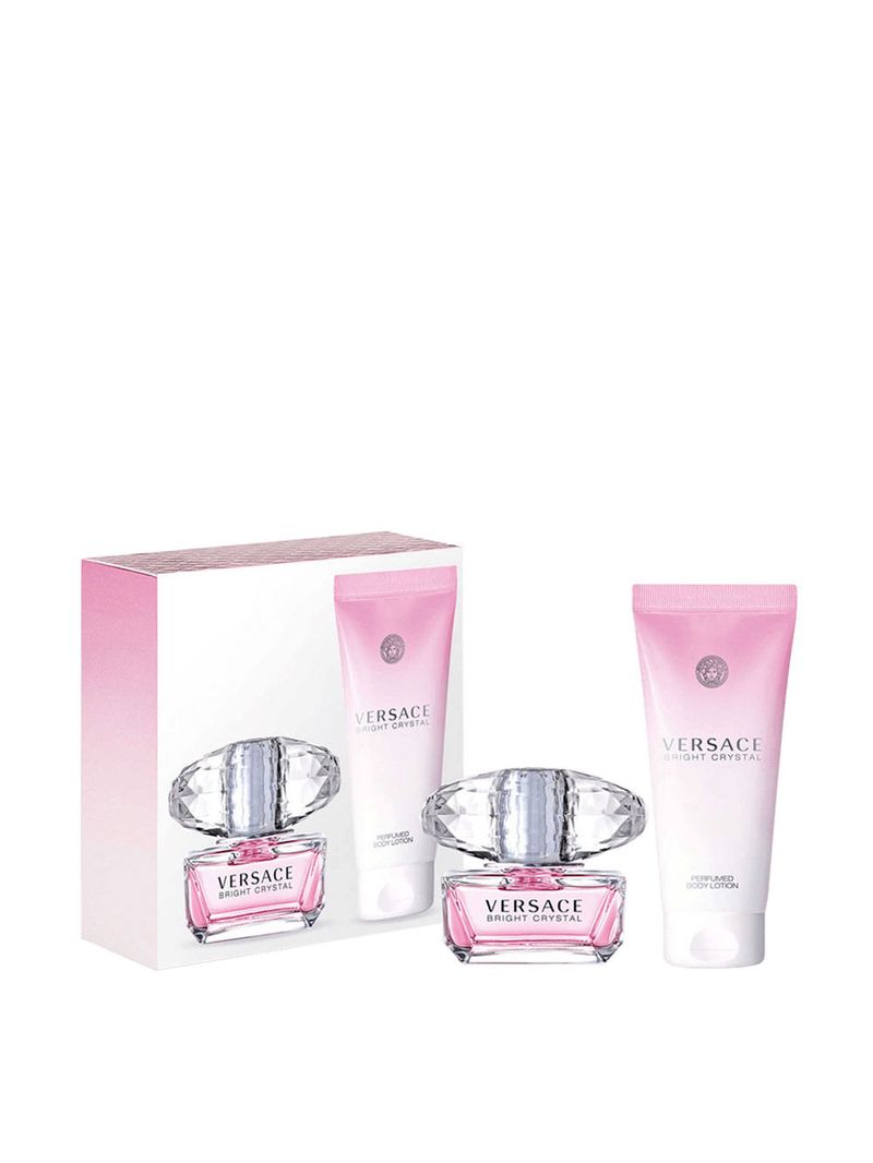 Kit Versace Bright Crystal For Her - Eau de Toilette 50ml + Body Lotion 100ml