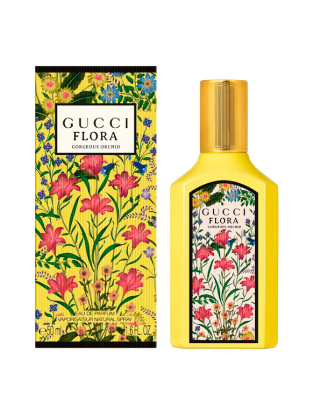 Perfume Feminino Flora Gorgeous Orchid EDP 50ml Gucci - Drogasmil