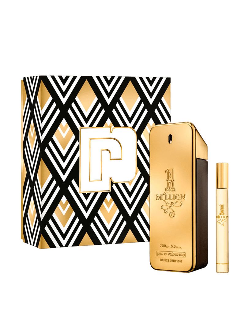 Kit Paco Rabanne 1 Million - Eau de Toilette 200ml + Travel Size 10ml