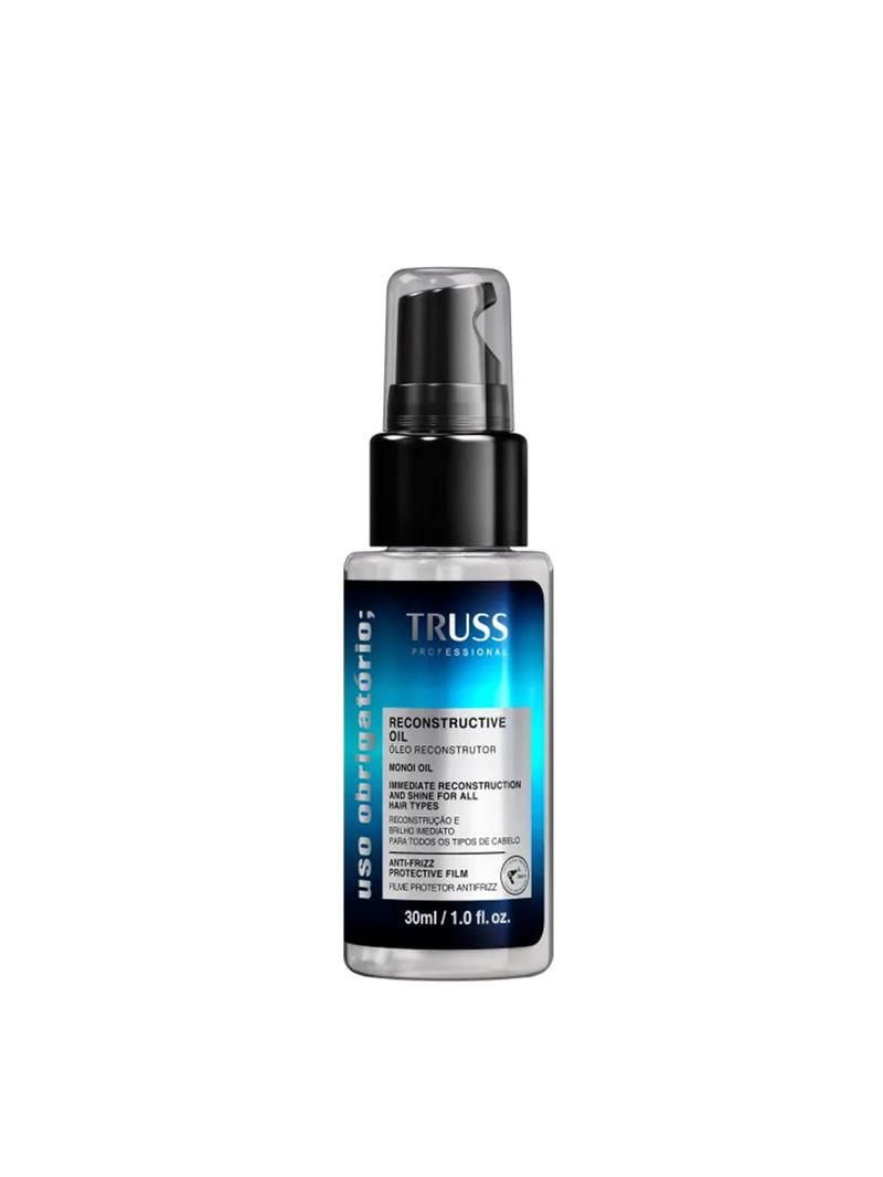 Óleo Capilar Reconstrutor Uso Obrigatório 30ml Truss