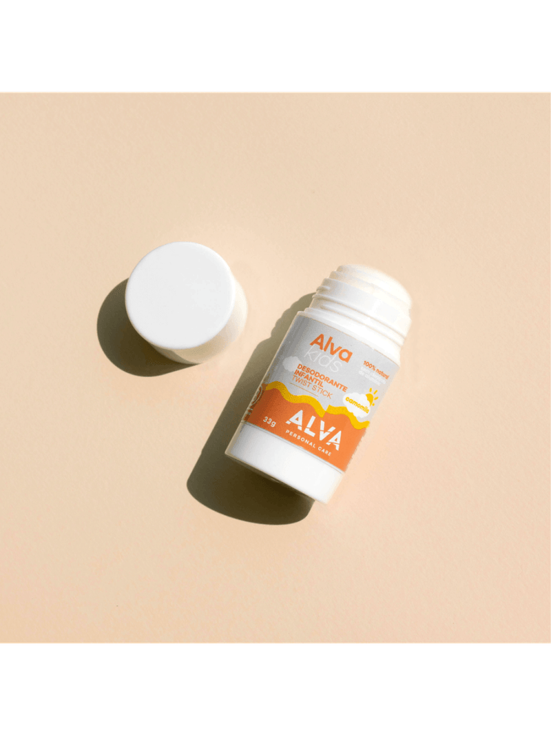 Alva Personal Care Kids Camomila Vegano - Desodorante Em Barra Infantil 33g