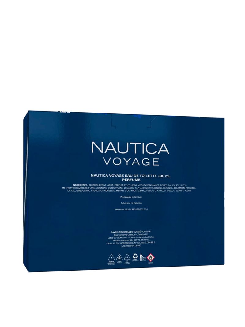 Kit Nautica Voyage Masculino - Eau de Toilette 100ml + Nécessaire