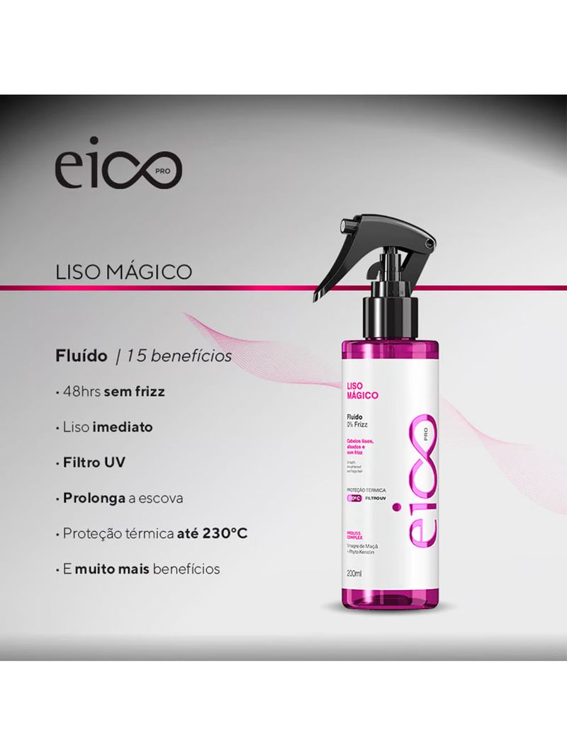 Eico Pro Liso Magico - Fluído Capilar 200ml