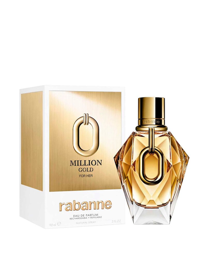 Paco Rabanne Million Gold For Her Eau de Parfum Refillable - Perfume Feminino 90ml
