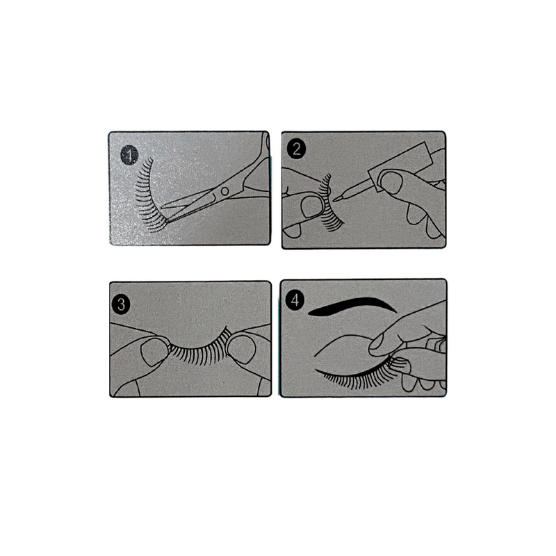 Kit Miss Frandy - Cílios Postiços com 10 Pares